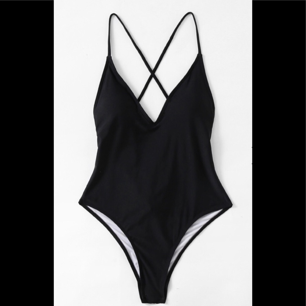 Black bathing suit